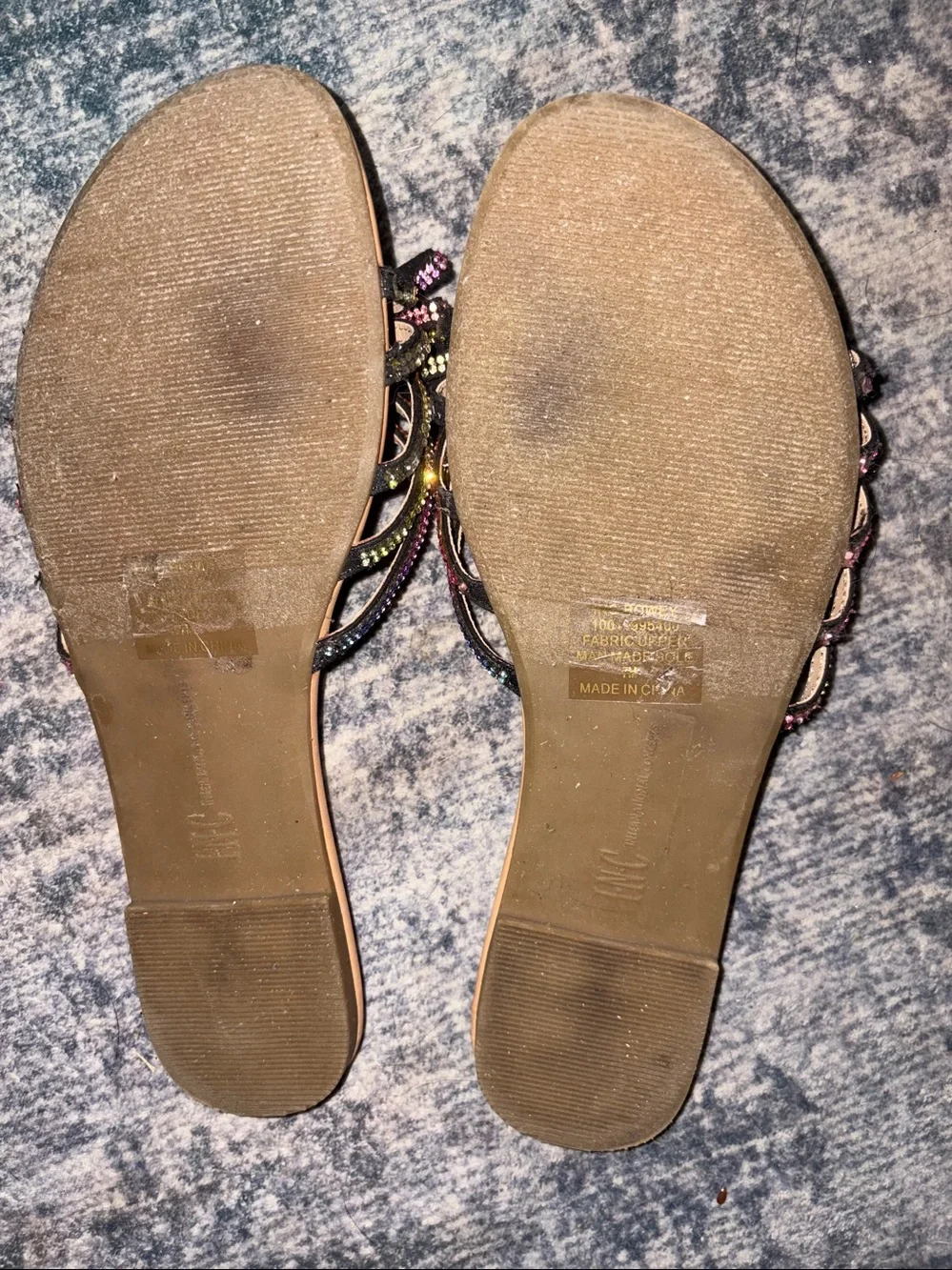 BLING SANDLS Sandals by INC for Macys  Size 7 in Original Box